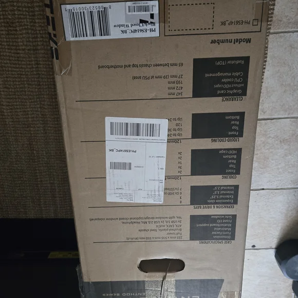 Phanteks Enthoo Pro series PH-ES614PC_BK Black Steel / Plastic ATX Full Tower